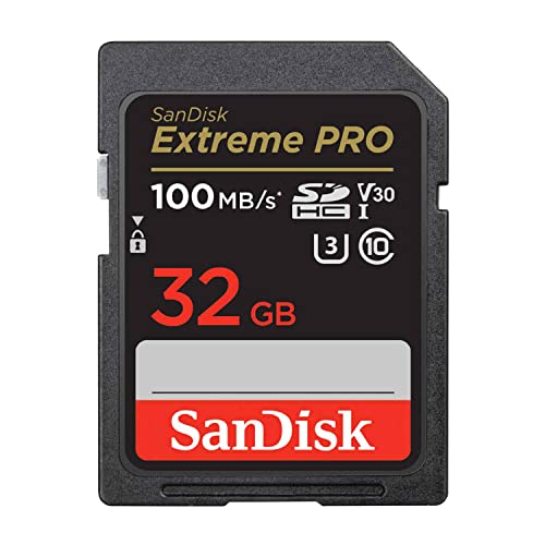 【 サンディスク 正規品 】 SDカード 32GB SDHC Class10 UHS-I V30 読取最大100MB/s SanDisk Extreme PRO SDSDXXO-032G-GHJIN 新パッケージ