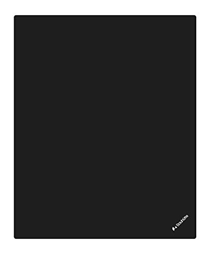 Bauhutte ( バウヒュッテ ) デスクごとチェアマット ゲーミング 特大サイズ ( 160 × 130 cm 厚さ 1.5mm ) ブラック BCM-160BK