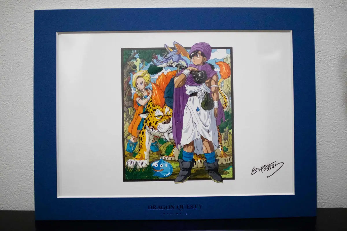 サイン入りドラゴンクエスト複製原画セットを開封レビュー【Vジャンプ】