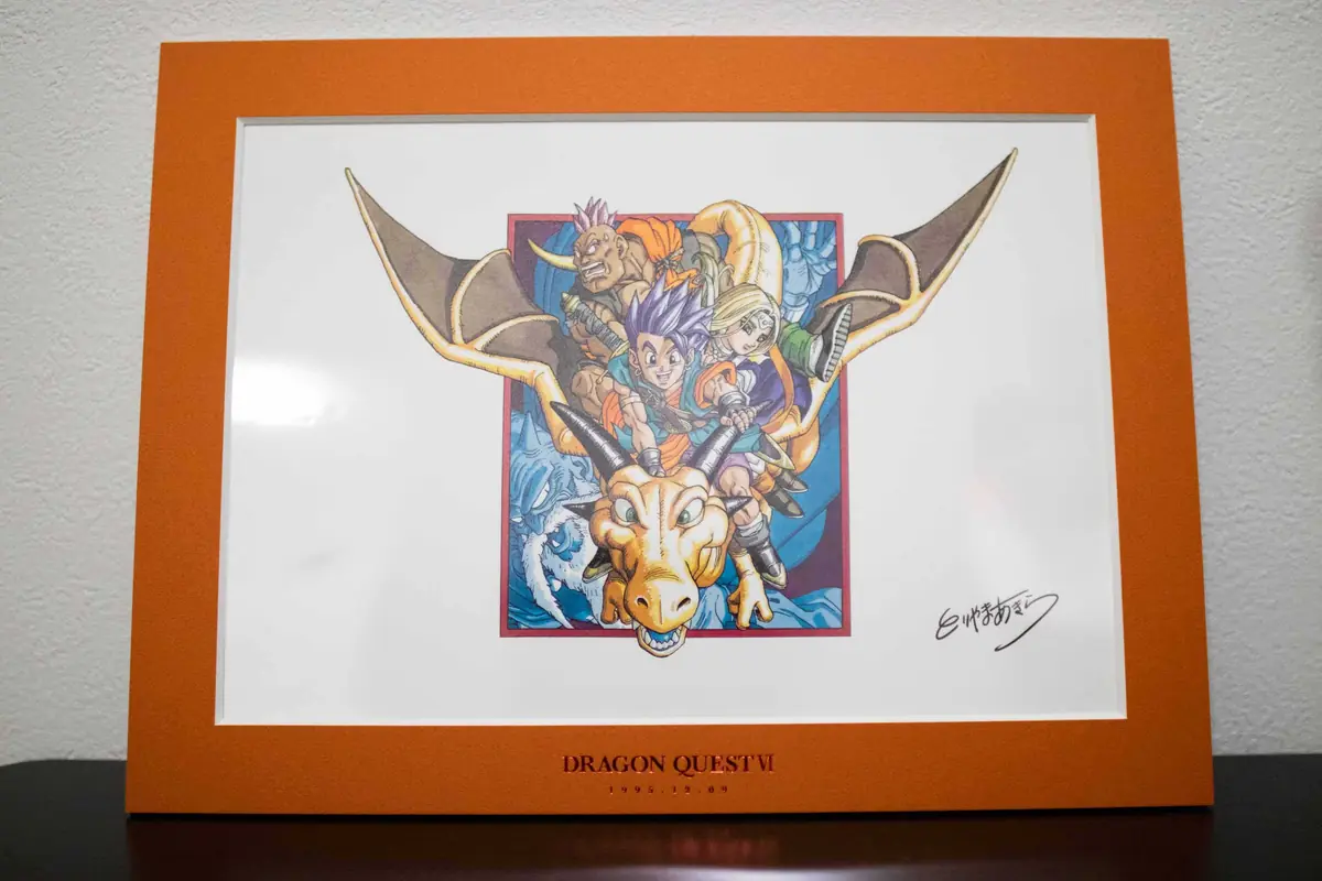 サイン入りドラゴンクエスト複製原画セットを開封レビュー【Vジャンプ】